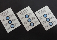 Blue To Pink 3Dots Humidity Indicating Cards For Metal Packaging At 30%-50%